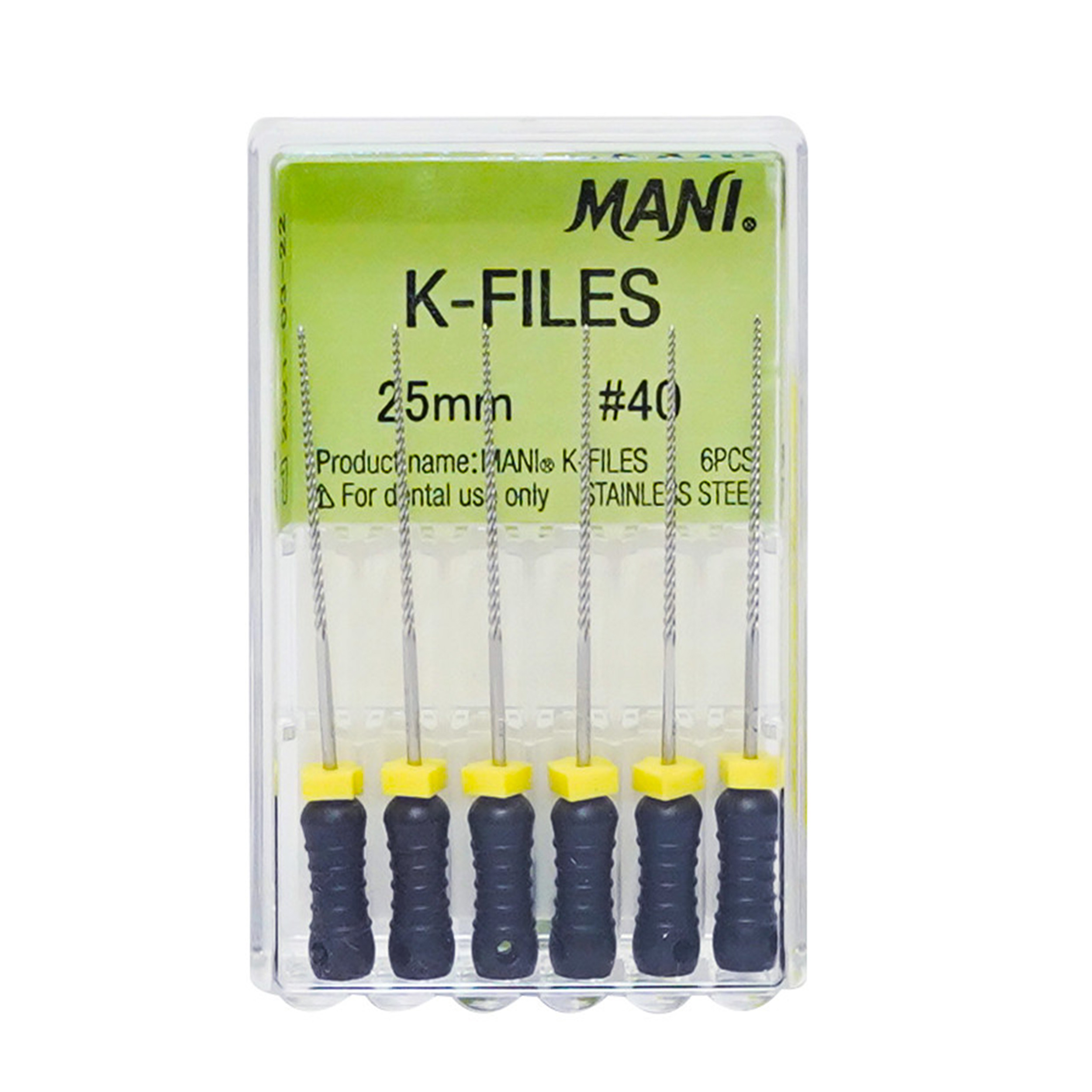 Mani K-File 25mm 40 No. (PACK OF 6)